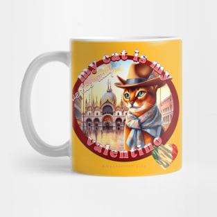 My Italian Valentine Cat Abyssinian Life 33A Mug